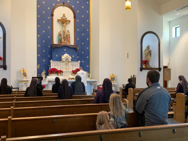 Holy Mass at the Novitiate House Chapel